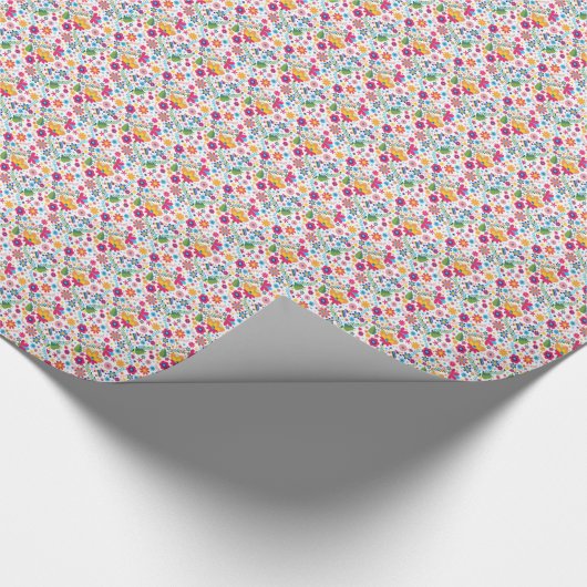 Fiesta Forever Tiny Flower Paper Cadeaupapier (Hoek)