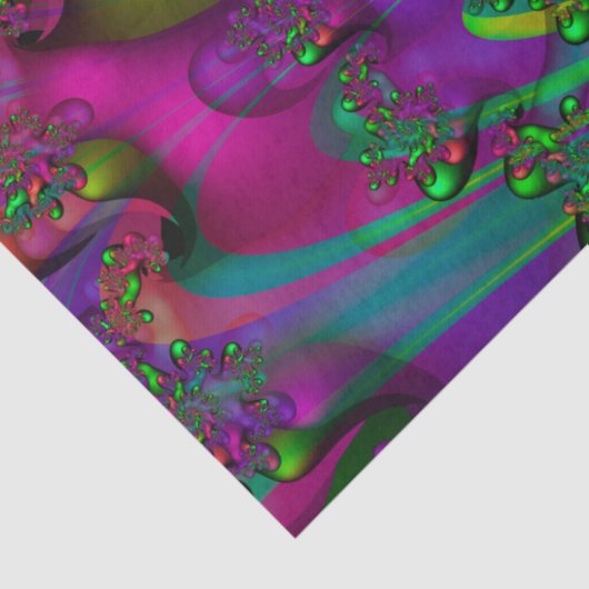 Fiesta Fractal Kleurrijke Vibrant Tissuepapier (Detail)