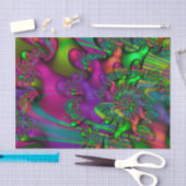 Fiesta Fractal Kleurrijke Vibrant Tissuepapier (Craft)