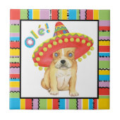 Fiesta Frenchie Tegeltje (Voorkant)