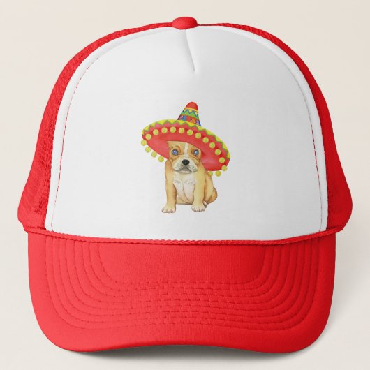 Fiesta Frenchie Trucker Pet (Voorkant)