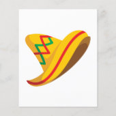 Fiesta Fun | Baby shower Vragenspel Humor Flyer (Achterkant)