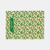 Fiesta Fun Green Chili Pattern Fleece Deken (Voorkant (Horizontaal))