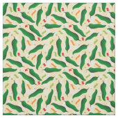 Fiesta Fun Green Chili Pattern Stof (Swatch)