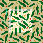 Fiesta Fun Green Chili Pattern Stof (Delen)
