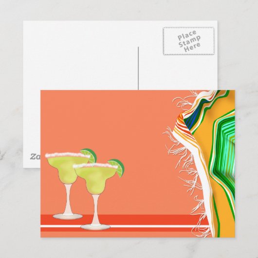 Fiesta Fun Party Briefkaart (Voorkant / Achterkant)