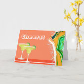 Fiesta Fun Party Kaart (Gele Bloem)