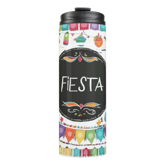 Fiesta Fun Print Thermosbeker (Voorkant)