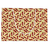 Fiesta Fun Red Chili Pattern Groot Cadeauzakje (Achterkant)