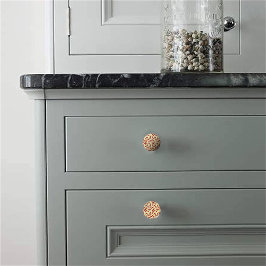 Fiesta Fun Red Chili Pattern Keramische Knop