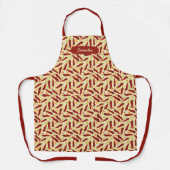 Fiesta Fun Red Chili Pattern Schort (Voorkant)