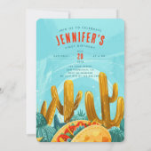 Fiesta Fun - 'Taco 'Over Een' Eerste Verjaardag Kaart (Achterkant)