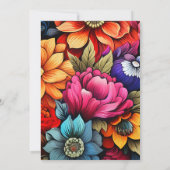 Fiesta Fun Tacos & Tequila Couple's Shower Kaart (Achterkant)