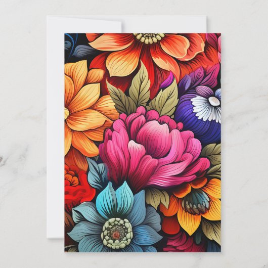 Fiesta Fun Tacos & Tequila Couple's Shower Kaart (Achterkant)