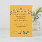 Fiesta Fun Uitnodiging (Staand voorkant)