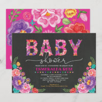 Fiesta Garden Floral Baby shower