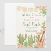 Fiesta geen tijd om een verjaardagsfeestje te vier kaart (Voorkant / Achterkant)