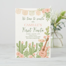 Fiesta geen tijd om een verjaardagsfeestje te vier kaart