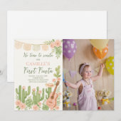 Fiesta Geen tijd om Siesta verjaardagsfeestje foto Kaart (Voorkant / Achterkant)