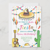 Fiesta Geen tijd voor Siesta mexican Birthday Kaart (Voorkant)