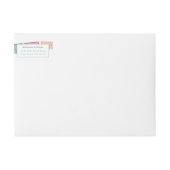 Fiesta Gender Neutral Mexican Theme Return Address (Voorkant)