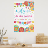 Fiesta Gender onthullen Welkom Sign Decoration Poster (Keuken)