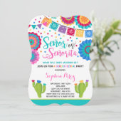 Fiesta Gender openbaart uitnodiging tot señor of s (Staand voorkant)