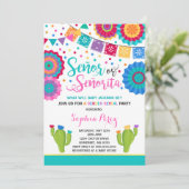 Fiesta Gender openbaart uitnodiging tot señor of s (Staand voorkant)