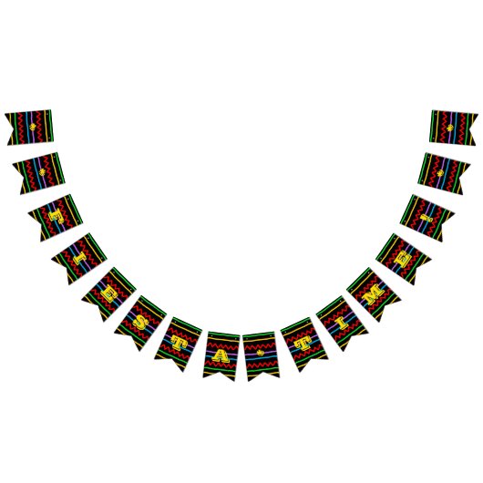 Fiesta gepersonaliseerde Bunting Banner (Alle)