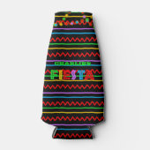 Fiesta gepersonaliseerde fles gezellig flesjeskoeler (Voorkant)