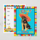 Fiesta German Shepherd Kaart (Voorkant / Achterkant)