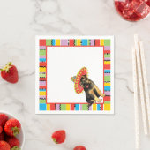 Fiesta German Shepherd Servetten (Insitu)