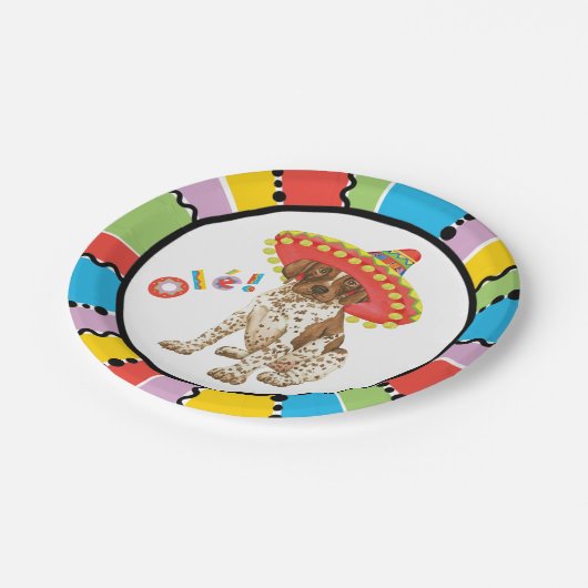 Fiesta German Shorthaired Pointer Papieren Bordje (Gekanteld)