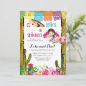 Fiesta Geslacht Onthulling Uitnodiging Señor of Se (Staand voorkant)