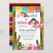 Fiesta Geslacht Onthulling Uitnodiging Señor of Se (Voorkant / Achterkant)