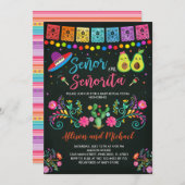 Fiesta Geslacht Onthulling Uitnodiging Señor of Se (Voorkant / Achterkant)