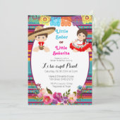 Fiesta Geslacht Onthulling Uitnodiging Señor of Se (Staand voorkant)