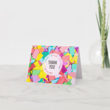 "Fiesta" - Gevouwen bruiloft - Hartelijk dank