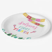 Fiesta Girl Birthday Mexican Paper Bord (Gekanteld)