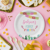 Fiesta Girl Birthday Mexican Paper Bord