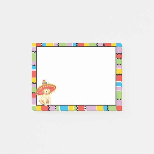 Fiesta Golden Retriever Post-it® Notes (Voorkant)