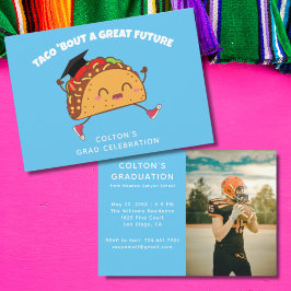 Fiesta Graduation Party Taco over een geweldige to Kaart