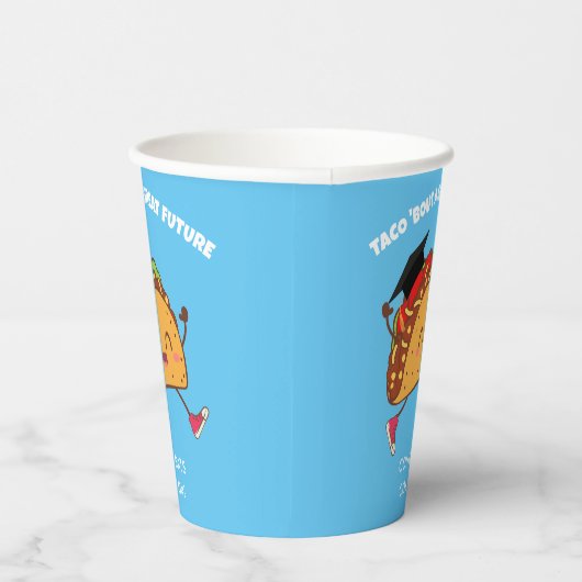 Fiesta Graduation Party Taco over een geweldige to Papieren Bekers (Rechts)