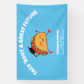 Fiesta Graduation Party Taco over een geweldige to Spandoek (Verticaal)