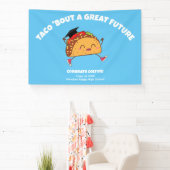 Fiesta Graduation Party Taco over een geweldige to Spandoek (Insitu)