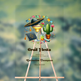 Fiesta Graduation Party Welkom Acryl Bord