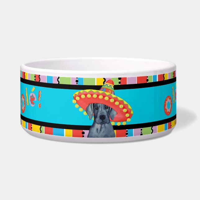 Fiesta Great Dane Voerbakje (Links)