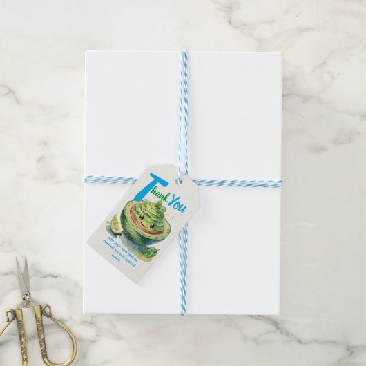 Fiesta Guacamole Baby Jongensdouche Schattigee Gun Cadeaulabel (Met Touw)