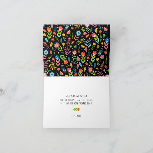 Fiesta - Hartelijk dank Notitiekaartje (Binnen)