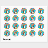 Fiesta Havanese Ronde Sticker (Vel)